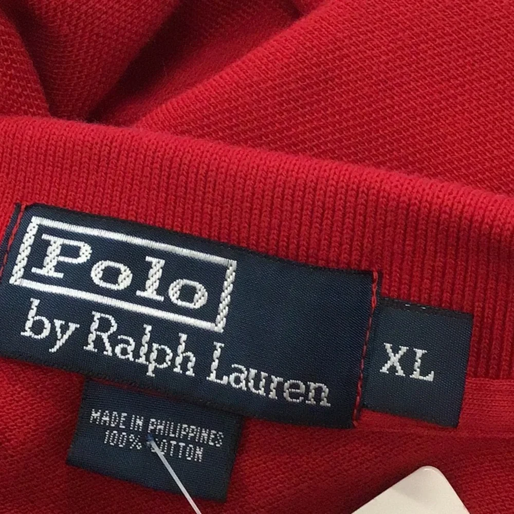 Polo‎ by Ralph Lauren Men's Red Polo Shirt Size XL